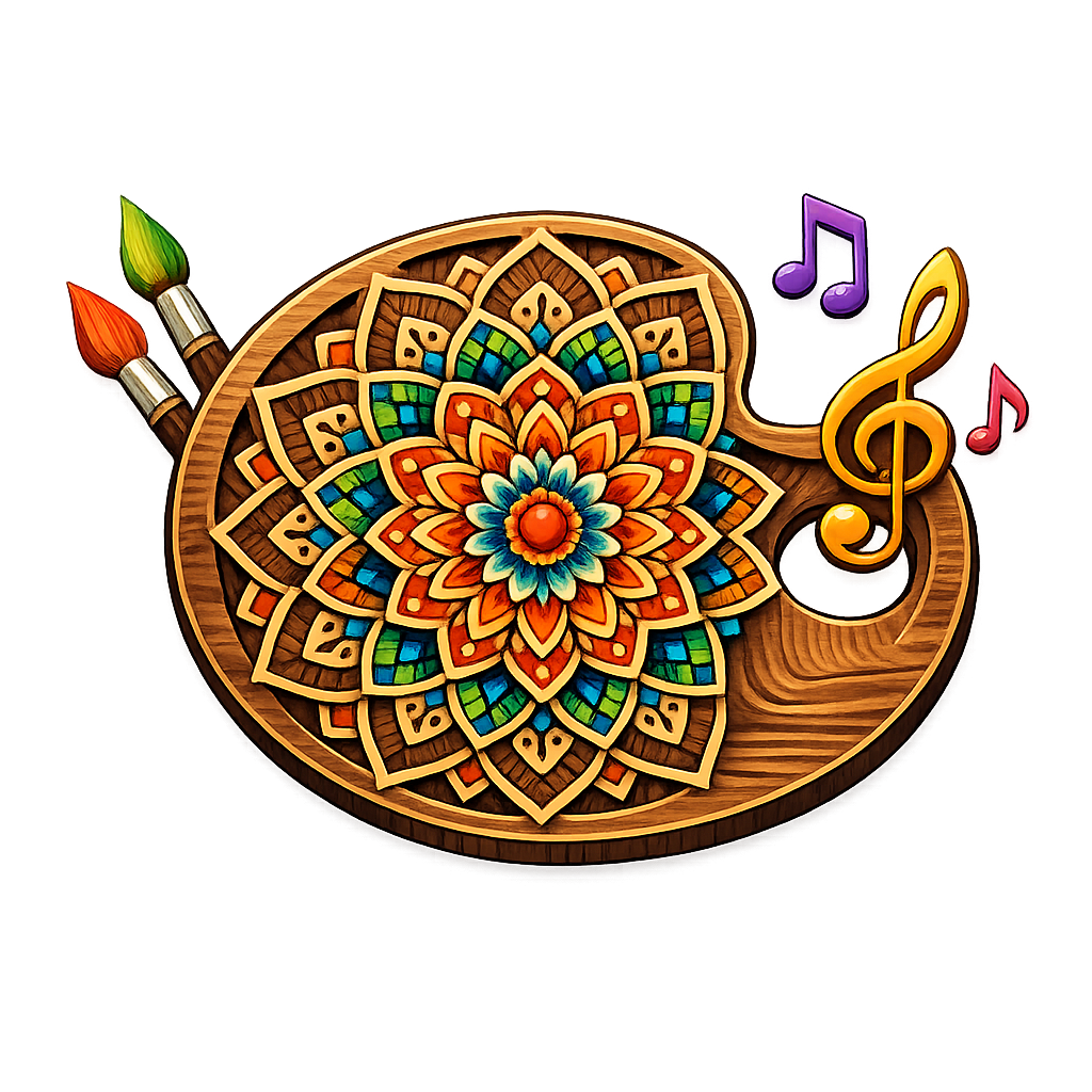 Mandala Wood Art Notes