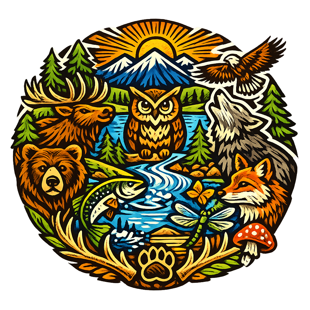 Wildlife Woodcut Pattern Guide