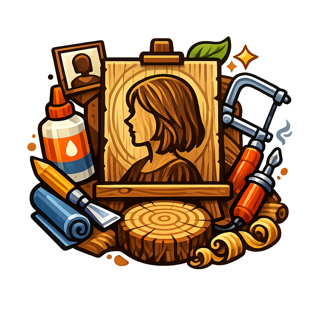Wood Portrait Craft Guide
